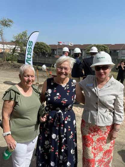 Rebecca Boxall at the Berry Elementary groundbreaking