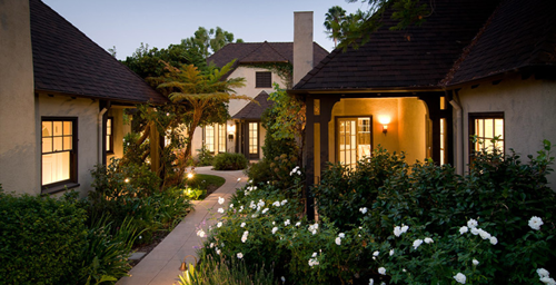 Conceptual view of a cottage court development